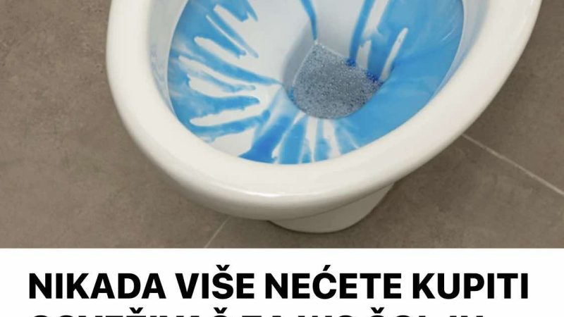 NIKADA VIŠE NEĆETE KUPITI OSVEŽIVAČ ZA WC ŠOLJU