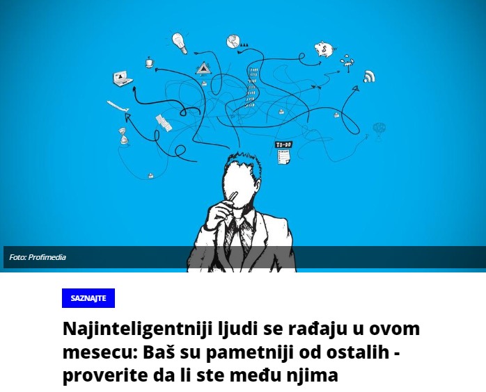 Najinteligentniji ljudi se rađaju u ovom mesecu: Baš su pametniji od ostalih – proverite da li ste među njima