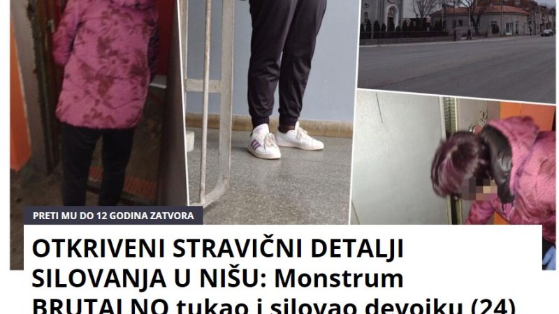 OTKRIVENI STRAVIČNI DETALJI SILOVANJA U NIŠU: Monstrum BRUTALNO tukao i silovao devojku (24) u liftu! Njegova odbrana SRAMNA