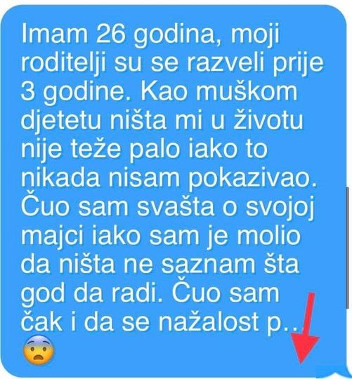 Imam 26 godina, moji roditelji su se razveli prije 3 godine