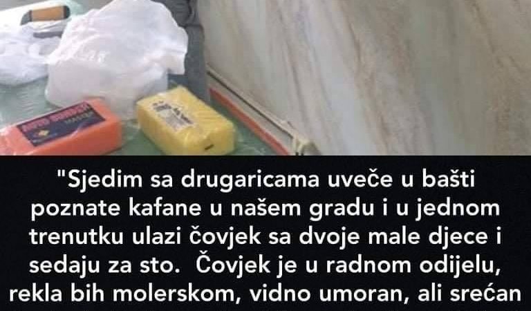 “Sjedim sa drugarcama uveče u bašti poznate kafane u našem gradu”