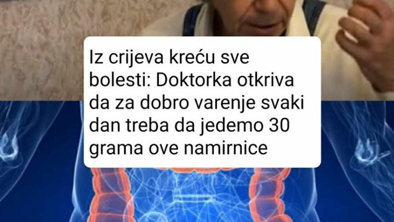 D0ktorka otkriva da za dobro varenje svaki dan treba da jedemo 30 grama ove namirnice