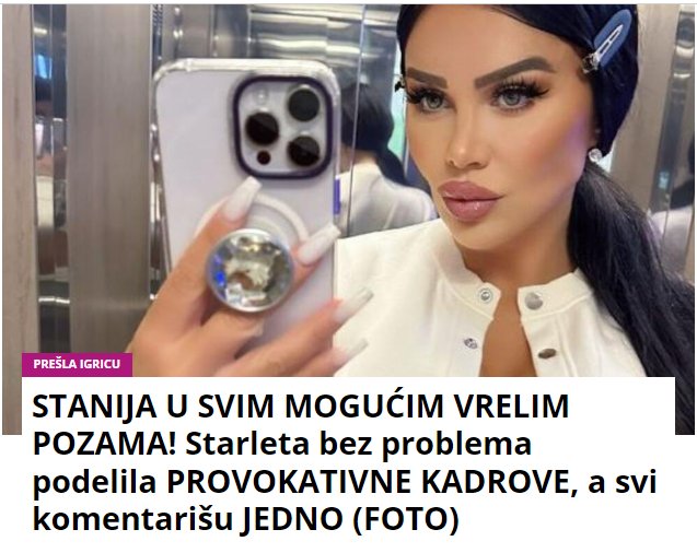 STANIJA U SVIM MOGUĆIM VRELIM POZAMA! Starleta bez problema podelila PROVOKATIVNE KADROVE, a svi komentarišu JEDNO (FOTO)