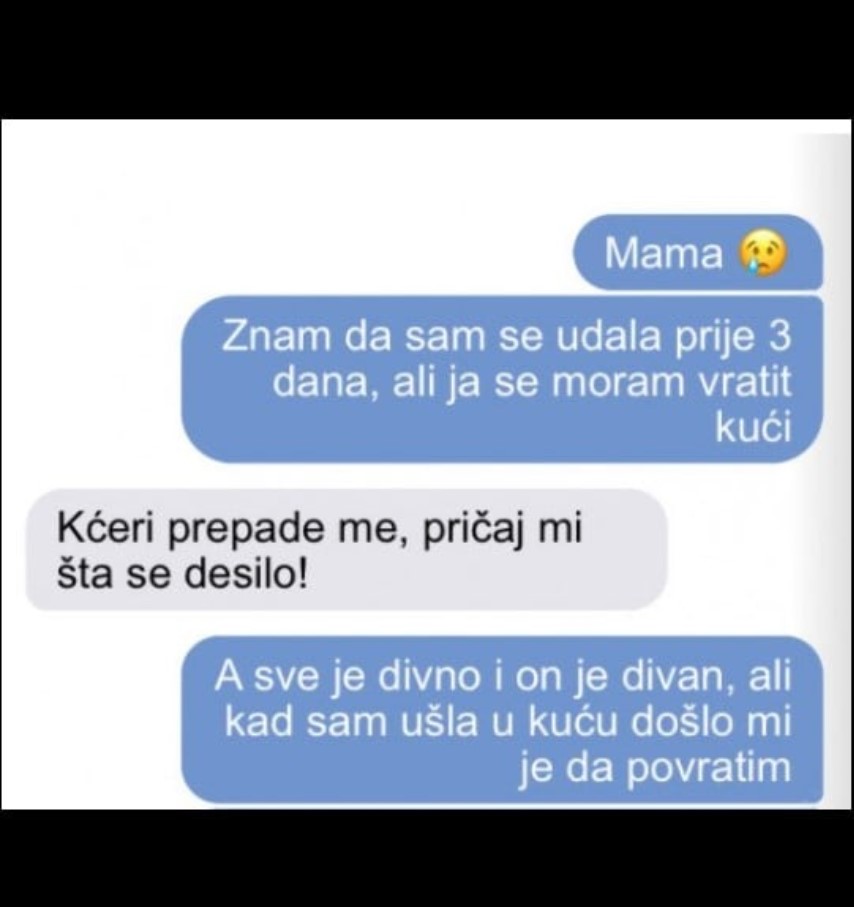 UDALA SAM SE PRIJE 3 DANA, KAD SAM UŠLA U SVEKRVINU KUĆU