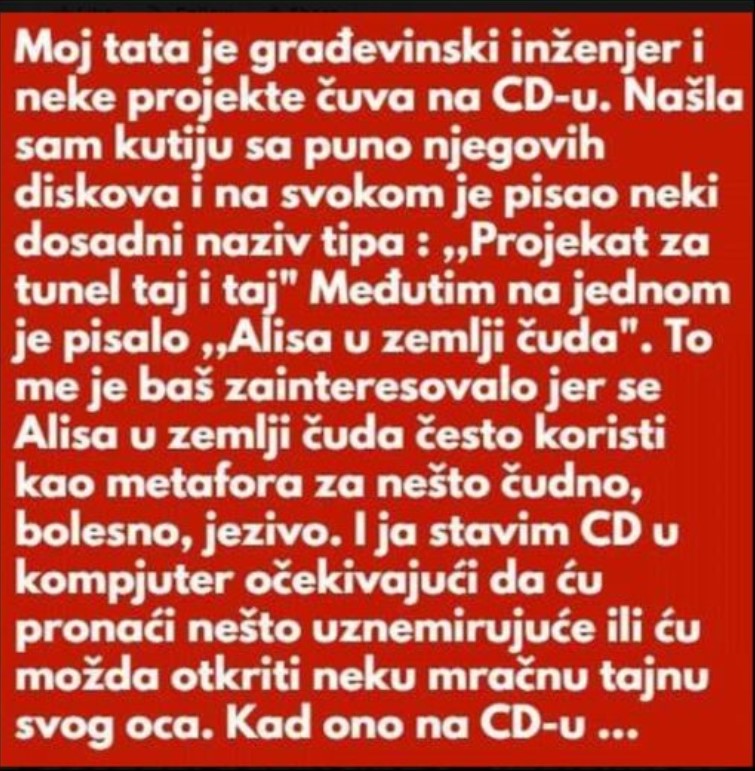 “Moj tata je građevinski inženjer”