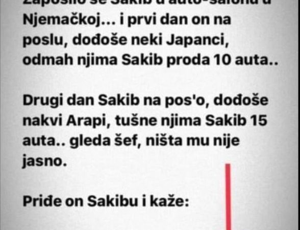 ŠALJIVA PRIČA: RADIO SAKIB U NJEMAČKOJ