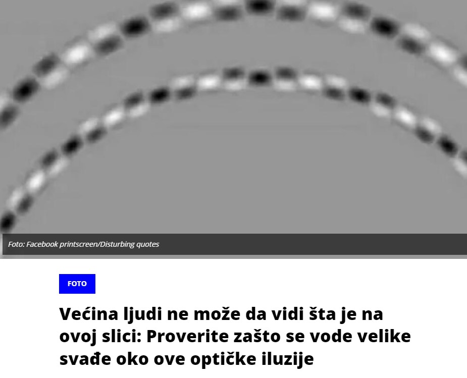 Većina ljudi ne može da vidi šta je na ovoj slici: Proverite zašto se vode velike svađe oko ove optičke iluzije