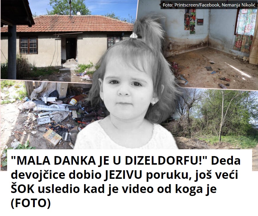 “MALA DANKA JE U DIZELDORFU!” Deda devojčice dobio JEZIVU poruku, još veći ŠOK usledio kad je video od koga je (FOTO)