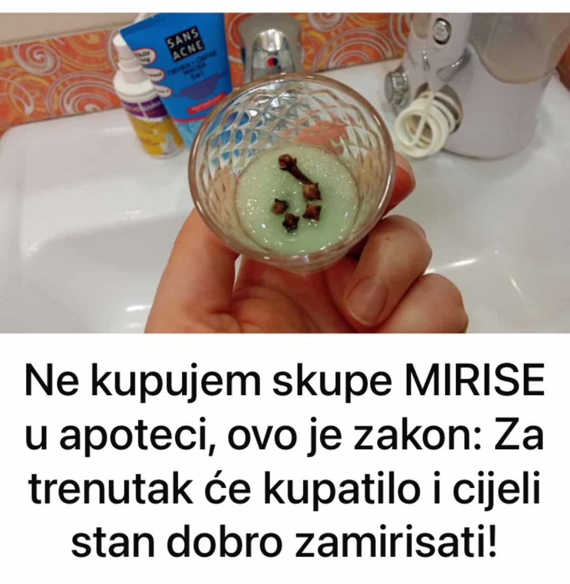 Ne kupujem skupe MIRISE u apoteci, ovo je zakon