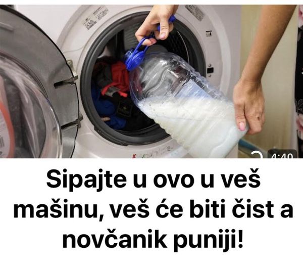 Sipajte U ovo U Veš Mašinu, Veš Će Biti Čist A Novčanik Puniji!