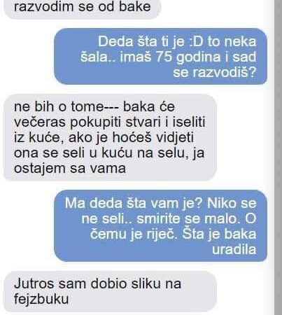 DEDA (75) MI JE JAVIO DA SE NAKON 50 GODINA BRAKA RAZVODI OD BAKE: Mislio sam da je lud, a onda mi je poslao ovu sliku