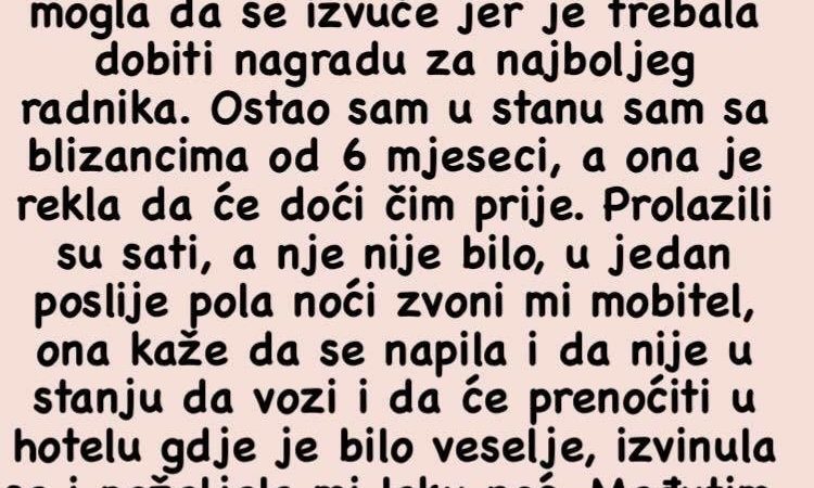 “M0ja supruga je imala proslavu u preduzeću”