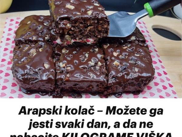 Arapski kolač – Možete ga jesti svaki dan, a da ne nabacite KILOGRAME VIŠKA