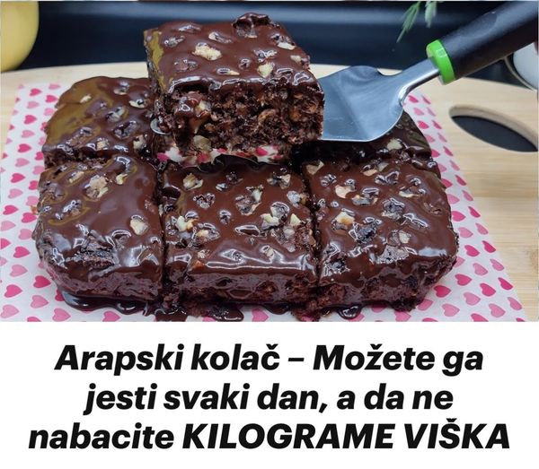 Arapski kolač – Možete ga jesti svaki dan, a da ne nabacite KILOGRAME VIŠKA