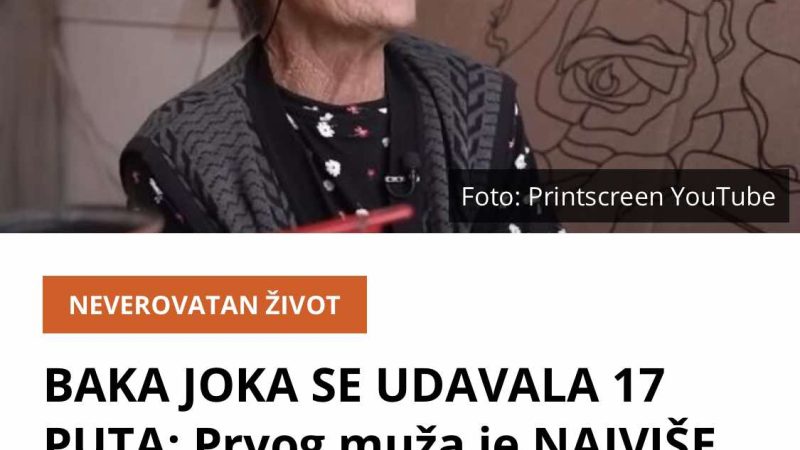 Prvog muža je NAJVIŠE VOLELA, sve je mogla da mu oprosti, ali preko JEDNE STVARI nije mogla da pređe