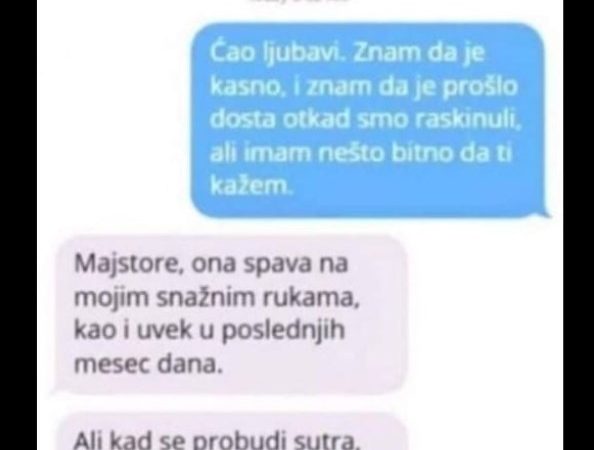 MOJOJ ŽENI SE SINOĆ JAVIO NJEN BIVŠI MOMAK: Druga Njegova Poruka Me Totalno Uništila, MISLITE DA JE OVO ZAISTA MOGUĆE?