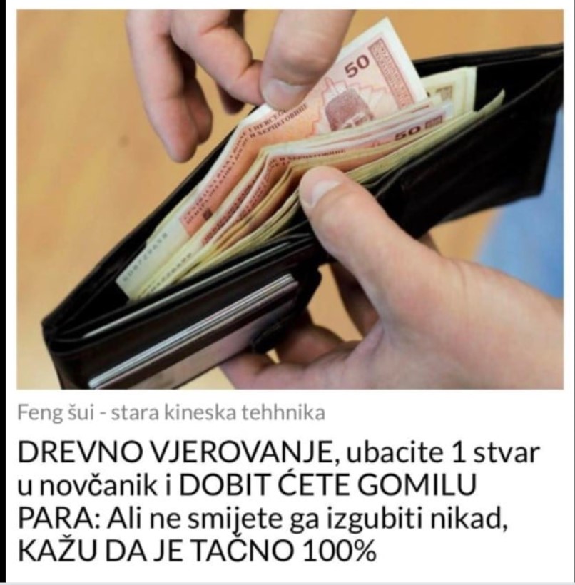 DREVNO VJEROVANJE, ubacite 1 stvar u novčanik i DOBIT ĆETE GOMILU PARA: Ali ne smijete ga izgubiti nikad, KAŽU DA JE TAČNO 100%