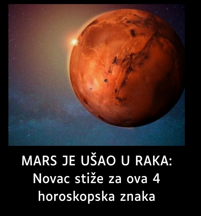 MARS JE UŠAO U RAKA: Novac stiže za ova 4 horoskopska znaka