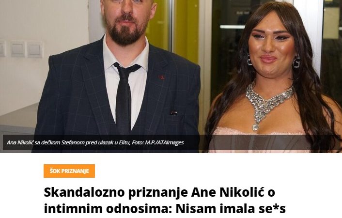 Skandalozno priznanje Ane Nikolić o intimnim odnosima: Nisam imala se*s pre OVE STVARI- a onda je dečko zakucao