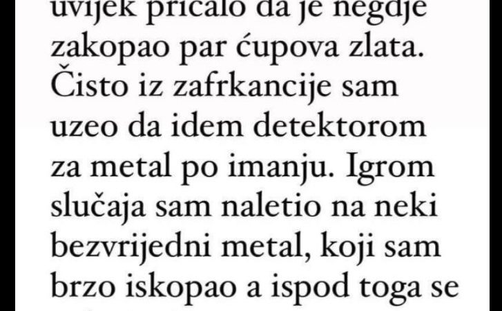 “Naslijedio sam imanje od svog pradjeda”