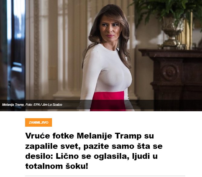 Vruće fotke Melanije Tramp su zapalile svet, pazite samo šta se desilo: Lično se oglasila, ljudi u totalnom šoku!