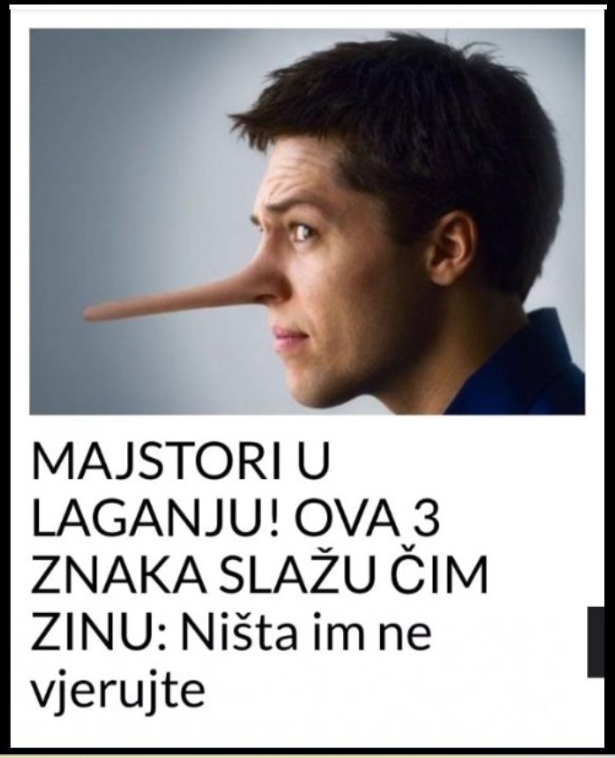 MAJSTORI U LAGANJU! OVA 3 ZNAKA SLAŽU ČIM ZINU: Ništa im ne vjerujte