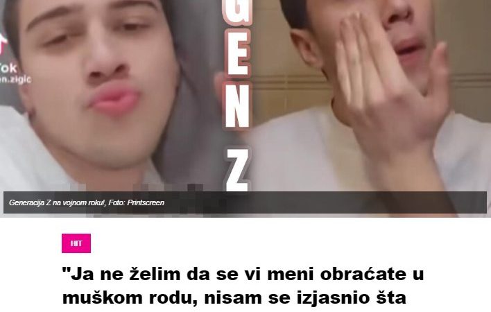 “Ja ne želim da se vi meni obraćate u muškom rodu, nisam se izjasnio šta sam”: Generacija Z na vojnom roku! (VIDEO)