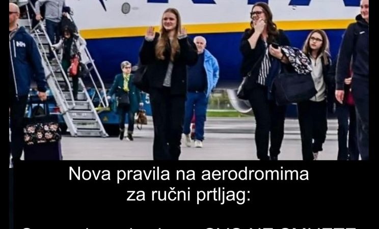 Nova pravila na aerodromima za ručni prtljag: Spremaju se izmjene, OVO NE SMIJETE UNIJETI U AVION