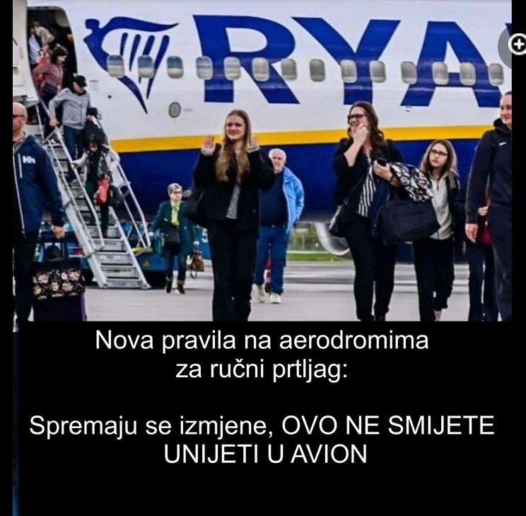 Nova pravila na aerodromima za ručni prtljag: Spremaju se izmjene, OVO NE SMIJETE UNIJETI U AVION