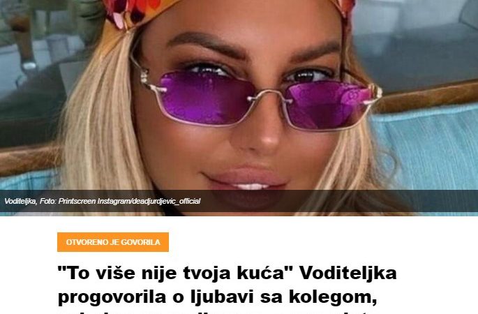 “To više nije tvoja kuća” Voditeljka progovorila o ljubavi sa kolegom, zajedno su godinama, a ovo niste znali