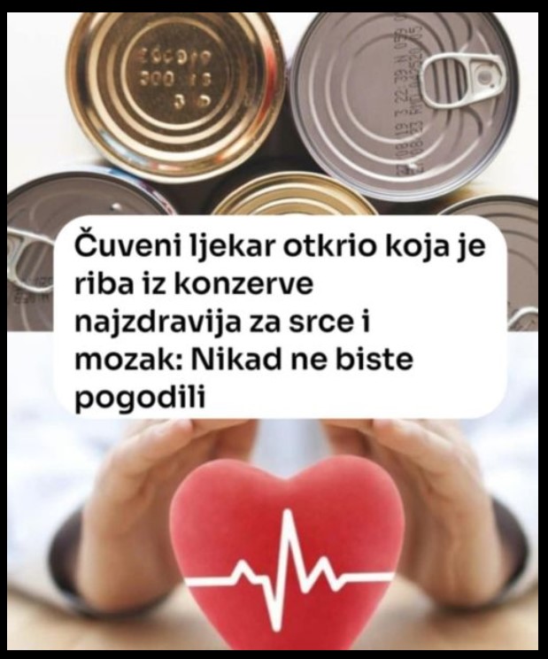 Čuveni ljekar otkrio koja je riba iz konzerve najzdravija za srce i mozak: Nikad ne biste pogodili