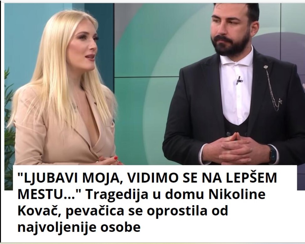 “LJUBAVI MOJA, VIDIMO SE NA LEPŠEM MESTU…” Tragedija u domu Nikoline Kovač, pevačica se oprostila od najvoljenije osobe