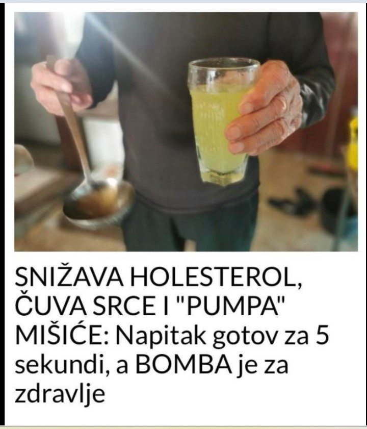 SNIŽAVA HOLESTEROL, ČUVA SRCE I “PUMPA” MIŠIĆE: Napitak gotov za 5 sekundi, a BOMBA je za zdravlje