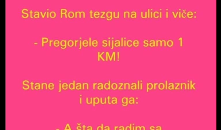 VIC: Rom prodaje sijalice