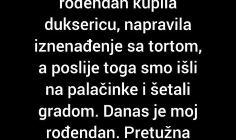 “Momku sam za rođendan kupila duksericu”