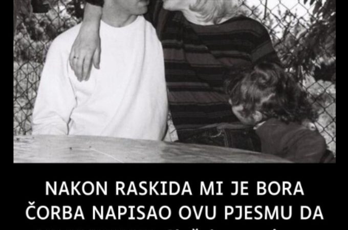 NAKON RASKIDA MI JE BORA ČORBA NAPISAO OVU PJESMU DA ME UVRIJEDI: Slušala sam je na svadbi kad sam se udavala za drugog