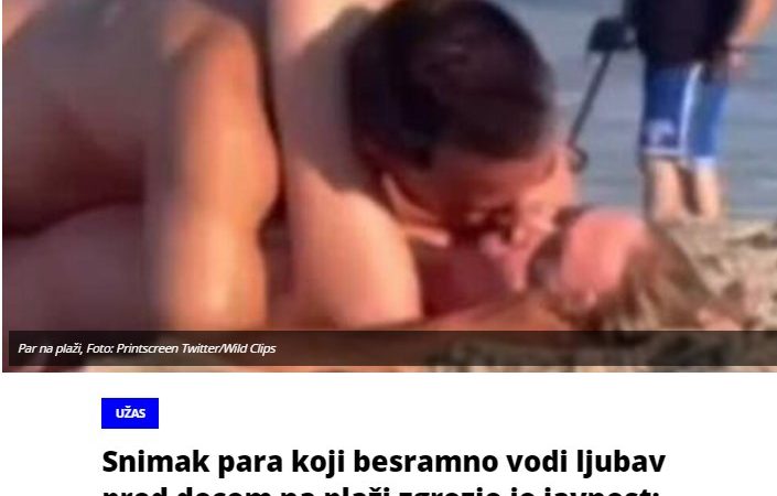 Snimak para koji besramno vodi ljubav pred decom na plaži zgrozio je javnost: Ljudi u neverici gledaju sa strane