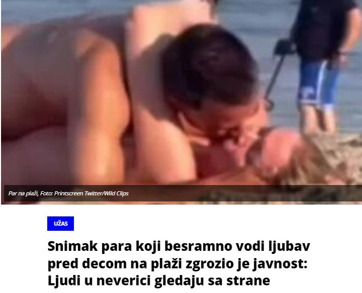 Snimak para koji besramno vodi ljubav pred decom na plaži zgrozio je javnost: Ljudi u neverici gledaju sa strane