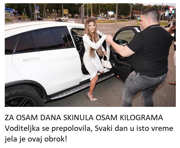 ZA OSAM DANA SKINULA OSAM KILOGRAMA Voditeljka se prepolovila, Svaki dan u isto vreme jela je ovaj obrok!