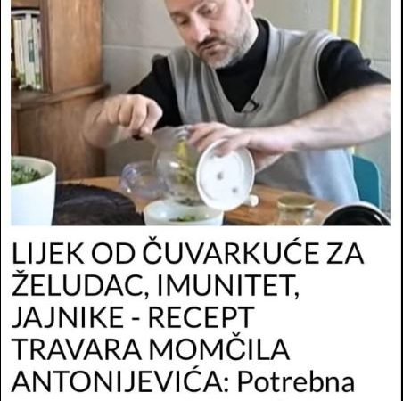 LIJEK OD ČUVARKUĆE ZA ŽELUDAC, IMUNITET, JAJNIKE – RECEPT TRAVARA MOMČILA ANTONIJEVIĆA: Potrebna su vam samo 2 sastojka!