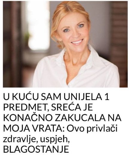 U KUĆU SAM UNIJELA 1 PREDMET, SREĆA JE KONAČNO ZAKUCALA NA MOJA VRATA: Ovo privlači zdravlje, uspjeh, BLAGOSTANJE