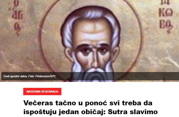 Večeras tačno u ponoć svi treba da ispoštuju jedan običaj: Sutra slavimo veliki praznik, verovanje se vezuje za…