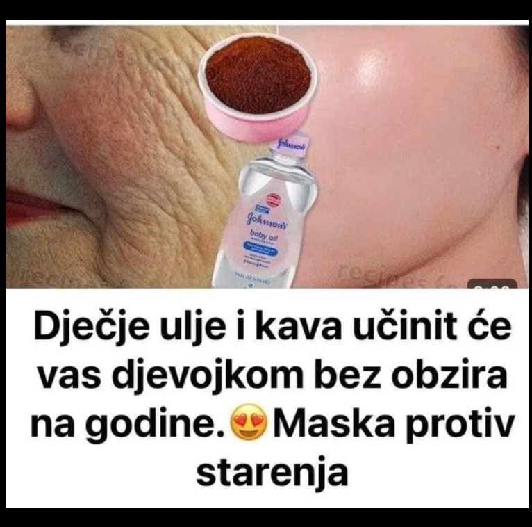 Dječje ulje i kafa učinit će vas djevojkom bez obzira na godine.