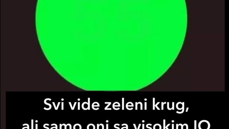 Svi vide zeleni krug, ali samo oni sa visokim IQ mogu pronaći i skriveni broj u roku od 7 sekundi