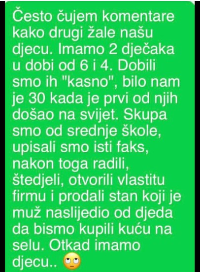 “Često čujem komentare kako drugi žale našu djecu”