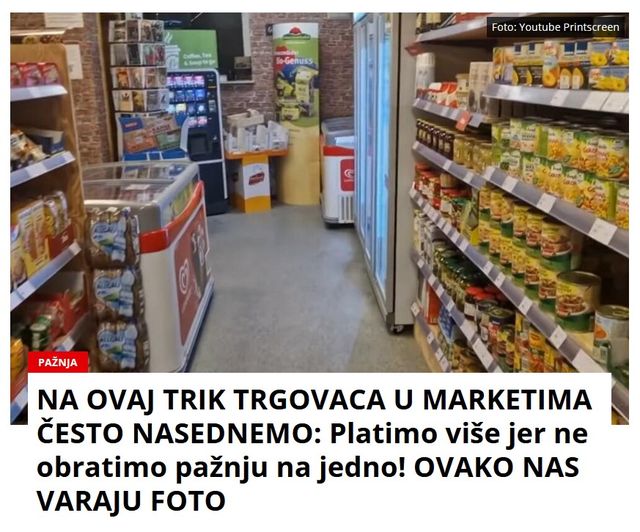 NA OVAJ TRIK TRGOVACA U MARKETIMA ČESTO NASEDNEMO: Platimo više jer ne obratimo pažnju na jedno! OVAKO NAS VARAJU FOTO