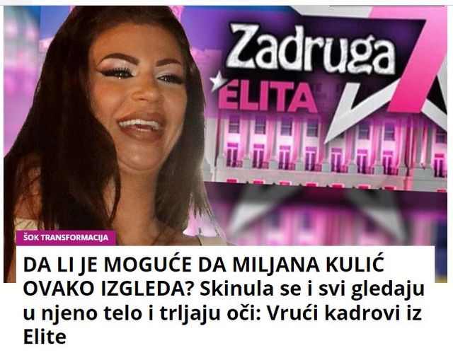 DA LI JE MOGUĆE DA MILJANA KULIĆ OVAKO IZGLEDA? Skinula se i svi gledaju u njeno telo i trljaju oči: Vrući kadrovi iz Elite