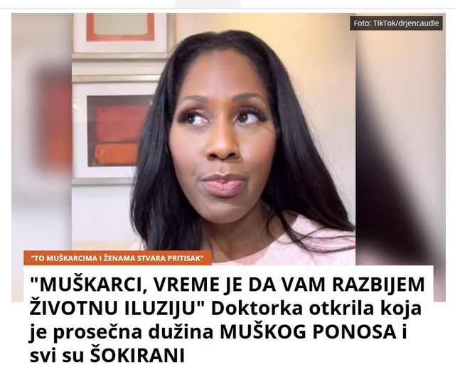 “MUŠKARCI, VREME JE DA VAM RAZBIJEM ŽIVOTNU ILUZIJU” Doktorka otkrila koja je prosečna dužina MUŠKOG PONOSA i svi su ŠOKIRANI