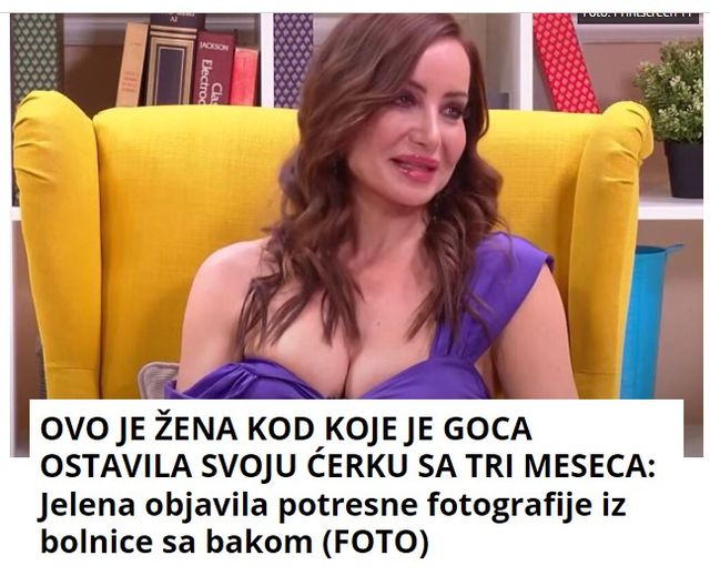 OVO JE ŽENA KOD KOJE JE GOCA OSTAVILA SVOJU ĆERKU SA TRI MESECA: Jelena objavila potresnu fotografiju sa bakom (FOTO)