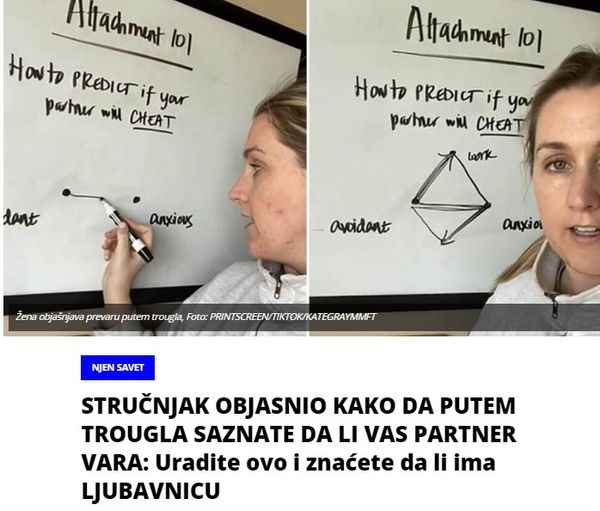 STRUČNJAK OBJASNIO KAKO DA PUTEM TROUGLA SAZNATE DA LI VAS PARTNER VARA: Uradite ovo i znaćete da li ima LJUBAVNICU